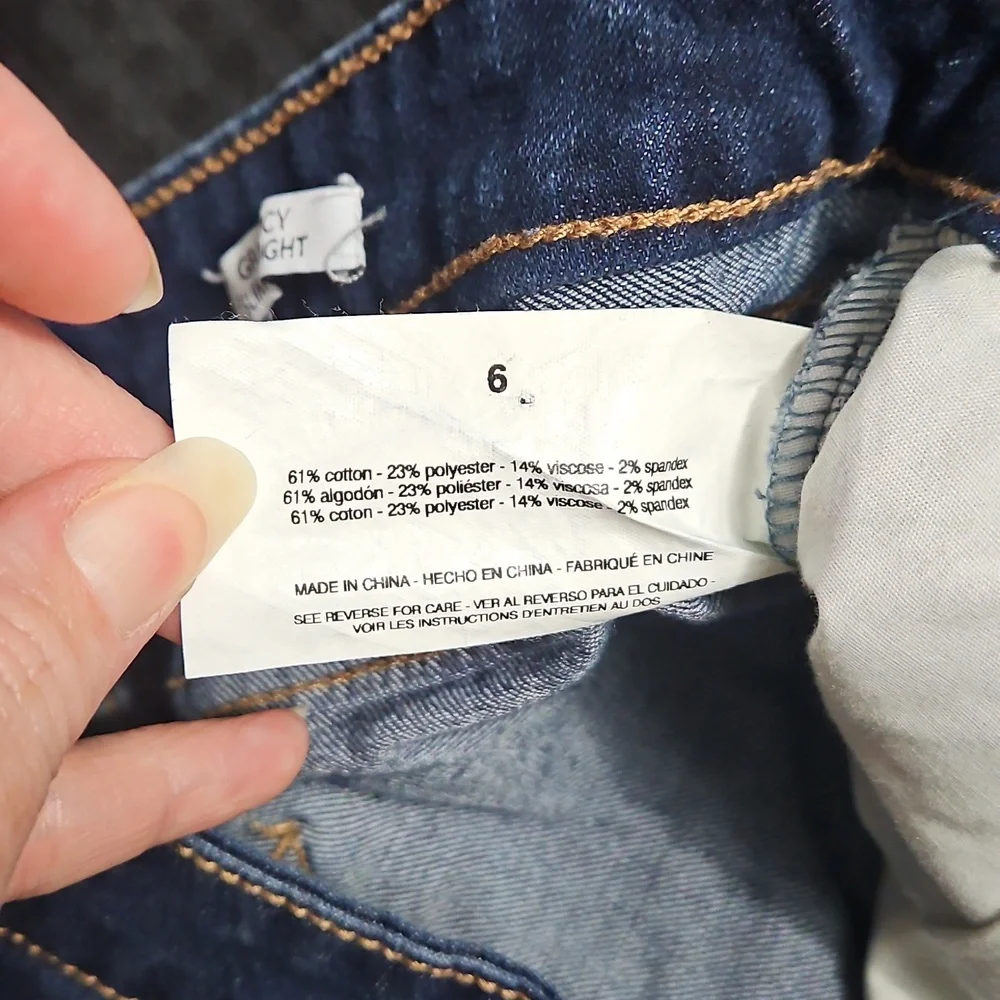 Nine West, Gramercy Slim Straight, Jeans, Size 6 - Picture 3 of 12